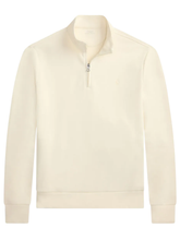 RALPH LAUREN Double-knit Mockneck Pullover Natural