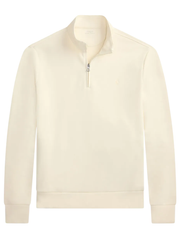 RALPH LAUREN Double-knit Mockneck Pullover Natural
