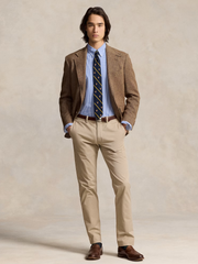 RALPH LAUREN Slim Fit Check Stretch Poplin Shirt Blue/White Check
