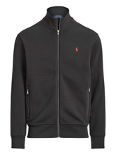 RALPH LAUREN Double-Knit Track Jacket Polo Black