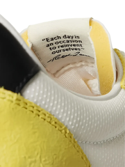 RALPH LAUREN Trail 125 Suede-Mesh Sneakers Bech Yellow/Deckwash White