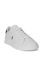 RALPH LAUREN Heritage Court II Leather Sneakers White/Hunter Navy
