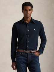 RALPH LAUREN Featherweight Mesh Shirt Aviator Navy