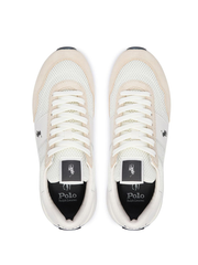 RALPH LAUREN Train 89 Leather-Oxford Sneakers Deckwash White/Cream