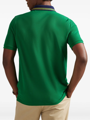 RALPH LAUREN Classic Fit Crest Mesh Polo Shirt Hillside Green