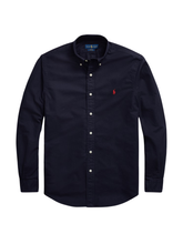 RALPH LAUREN Custom Fit Garment-Dyed Oxford Shirt Navy