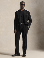 RALPH LAUREN Slim Fit Cotton Jumper Polo Black