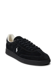 RALPH LAUREN Bedford Suede Sneaker Black/Faded Black