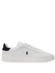 RALPH LAUREN Heritage Court II Leather Sneakers White/Hunter Navy