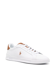 RALPH LAUREN Heritage Court II Leather Sneakers White/Tan
