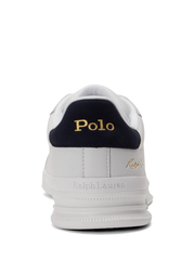 RALPH LAUREN Heritage Court II Leather Sneakers White/Hunter Navy