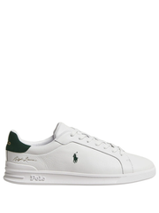RALPH LAUREN Heritage Court II Leather Sneakers White/New Forest