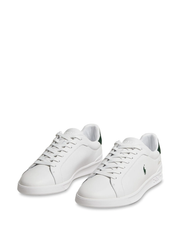 RALPH LAUREN Heritage Court II Leather Sneakers White/New Forest