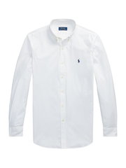RALPH LAUREN Slim Fit Stretch Poplin Shirt White