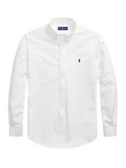 RALPH LAUREN Custom Fit Garment-Dyed Oxford Shirt White