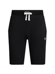 RALPH LAUREN Cotton Jersey Sleep Shorts Polo Black